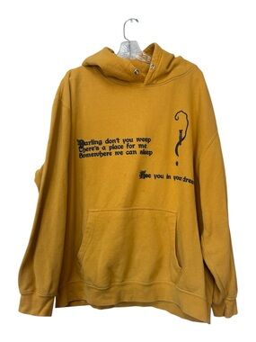 Halsey 2022 Hoodie Mustard Oversized Graphic Sweatshirt 2X